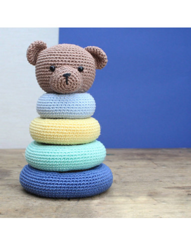 Crochet Kit - Stackable Bear Toy