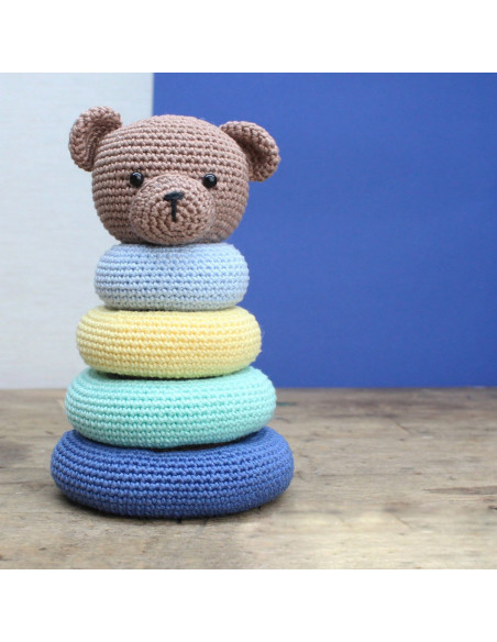 Crochet Kit - Stackable Bear Toy