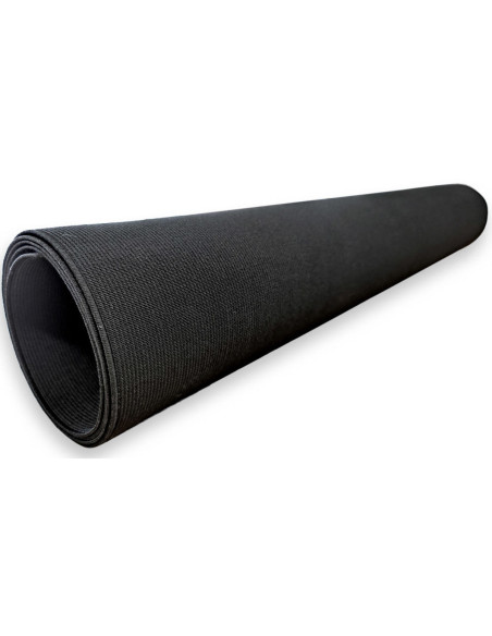 Extra large black elastic band - 45 cm x 1 meter