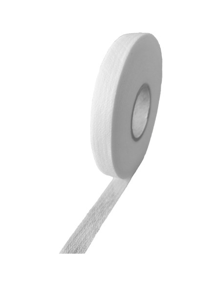 White fusible straight-grain interfacing - 50-meter roll