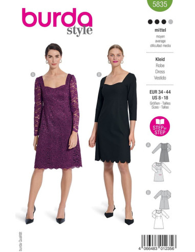 Dress pattern - Burda 5835