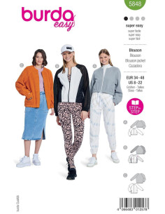 Jacket pattern - Burda 5848