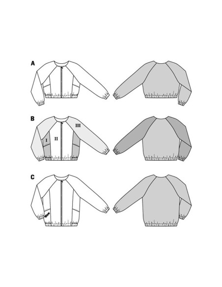 Jacket pattern - Burda 5848