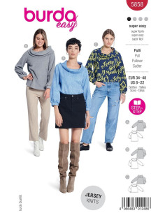 Sweater pattern - Burda 5858