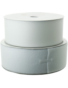 VELCRO® Brand sew-on white 100 mm wide roll of 25 meters