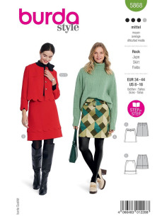 Skirt Pattern - Burda 5868