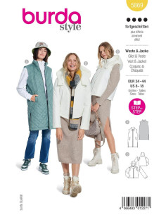 Vest and Jacket Pattern - Burda 5869