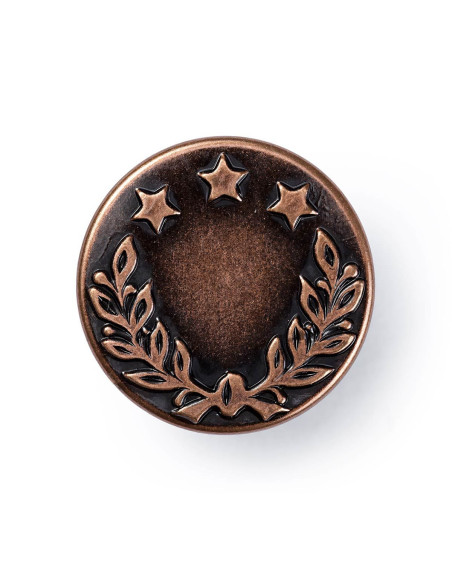 Box of 8 jean buttons 17mm