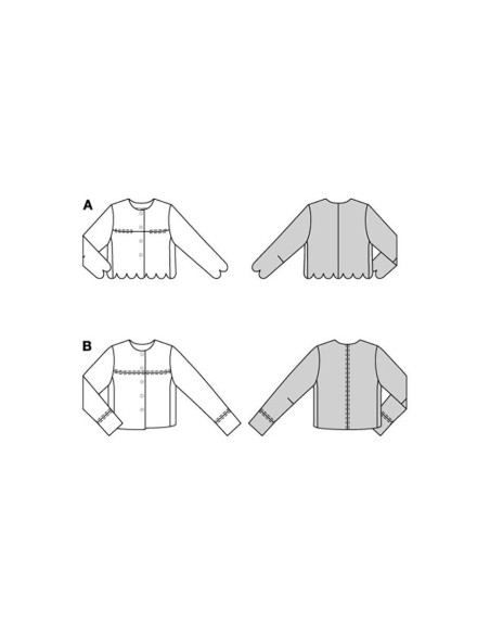 Jacket pattern - Burda 5870