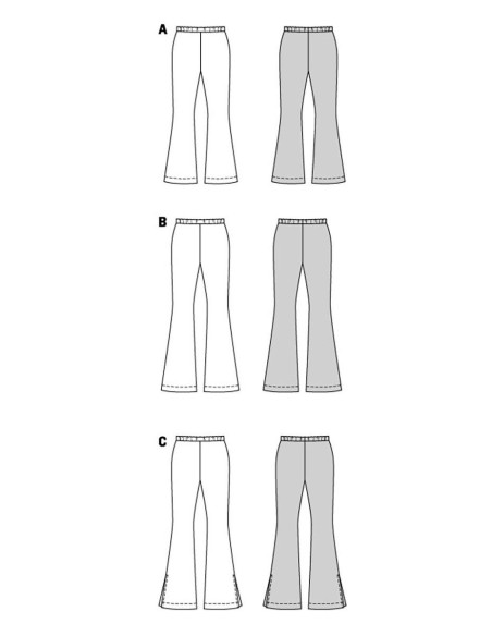 Pants pattern - Burda 5874