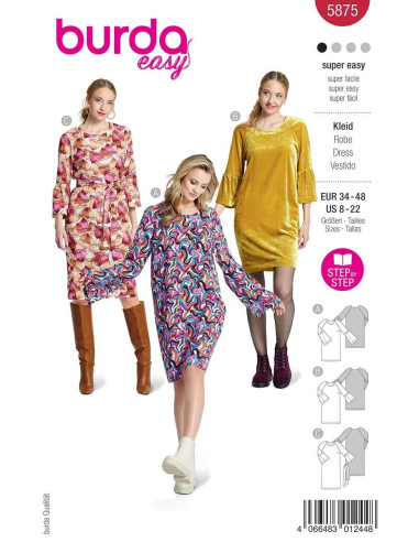 Dress pattern - Burda 5875