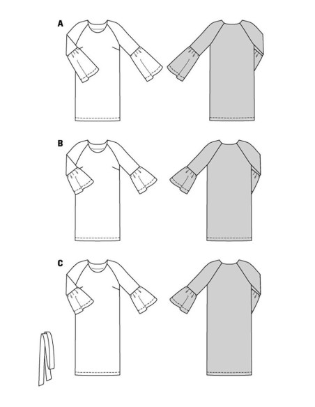 Dress pattern - Burda 5875