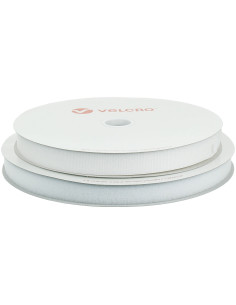 VELCRO® Brand white adhesive 25 mm wide roll of 25 meters