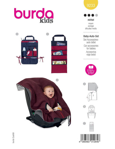 Baby accessories pattern - Burda 9233