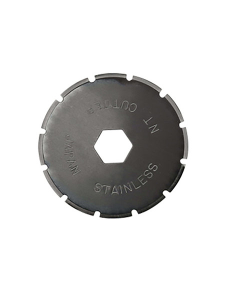 2 perforated replacement blades for NT Cutter 28 mm retractable cutter