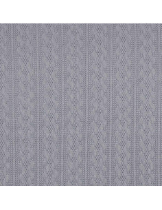 Jacquard knit fabric - Blue gray 2