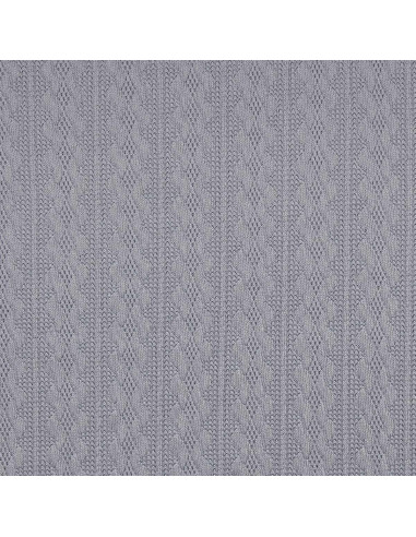 Jacquard knit fabric - Blue gray