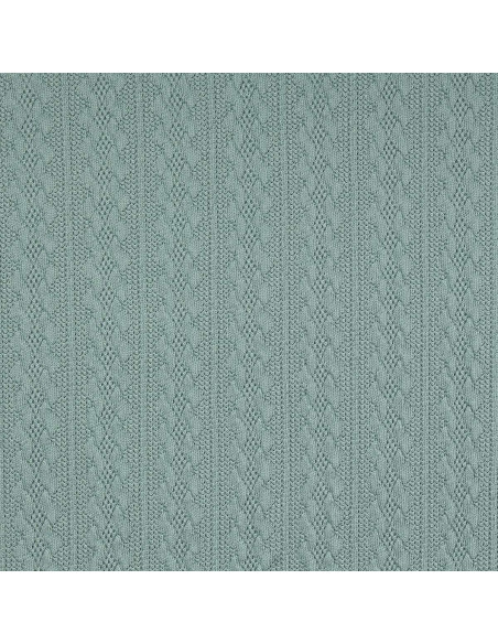 Jacquard knit fabric - Verdigris
