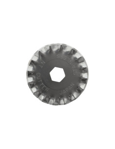 2 scalloped replacement blades for NT Cutter 28 mm retractable cutter 2