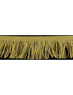 5 cm Fringe - Gold Metal LUREX