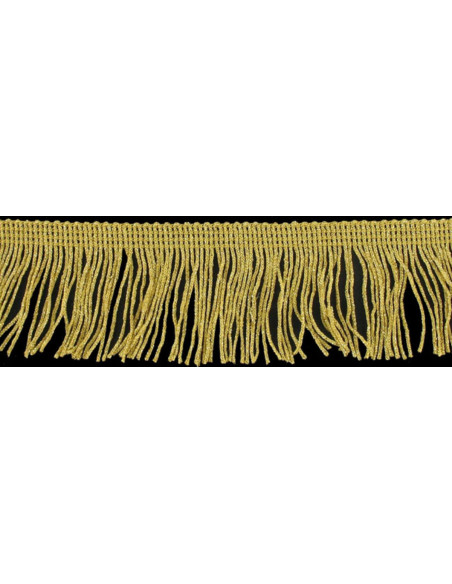 5 cm Fringe - Gold Metal LUREX