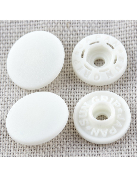 Magic snap buttons without pliers 13 mm - White