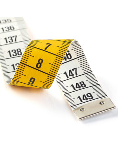 Yellow sewing tape measure 150 cm 2