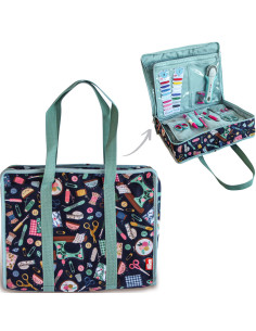 All-in-one multi-pocket bag L Needle & Thread