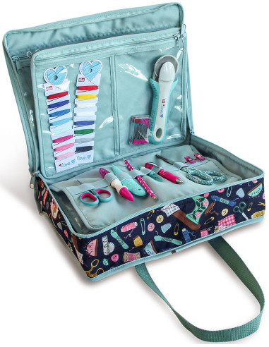 All-in-one multi-pocket bag L Needle & Thread