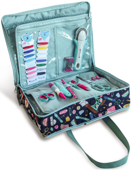 All-in-one multi-pocket bag L Needle & Thread
