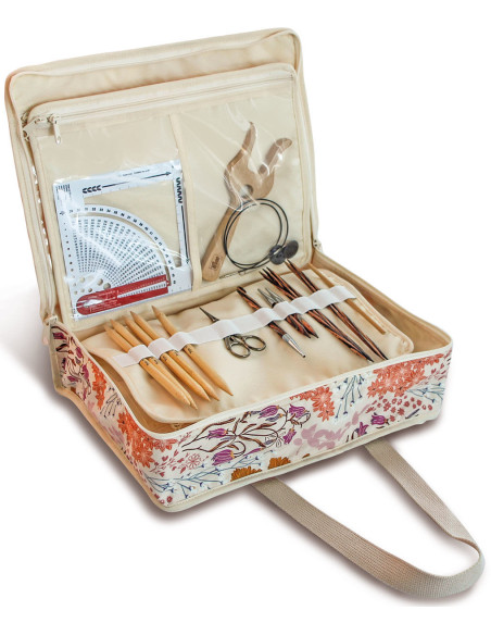 All-in-one multi-pocket bag L Bluebells