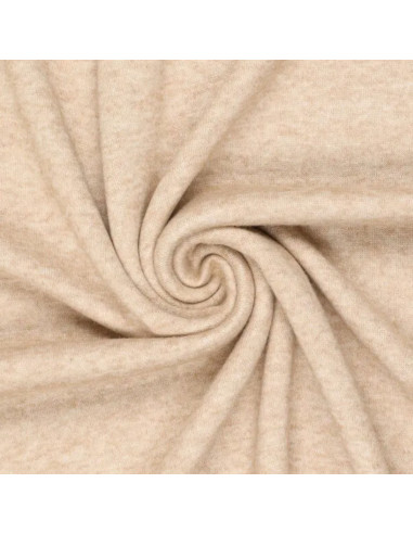Angora knit fabric - Natural