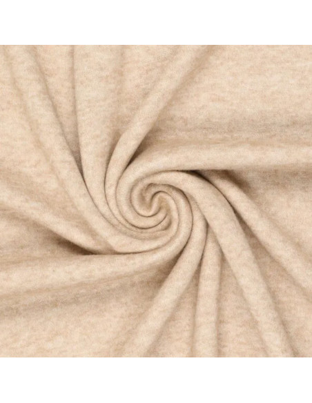 Angora knit fabric - Natural