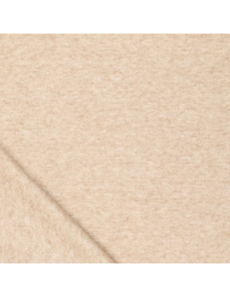 Angora knit fabric - Natural
