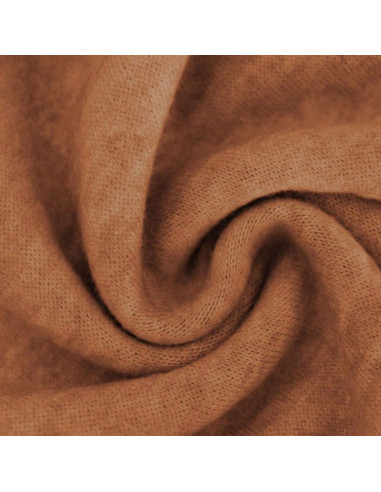 Angora knit fabric - Brown