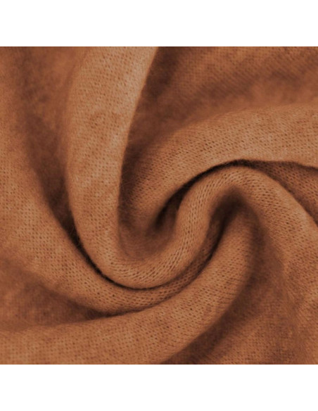 Angora knit fabric - Brown