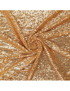 Stretch sequin fabric - Gold