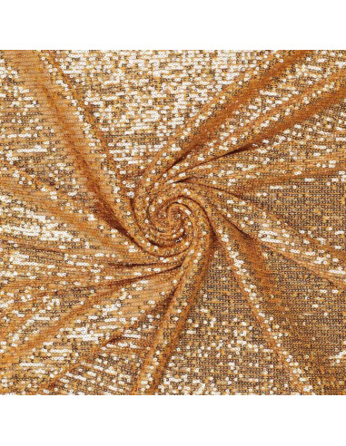 Stretch sequin fabric - Gold