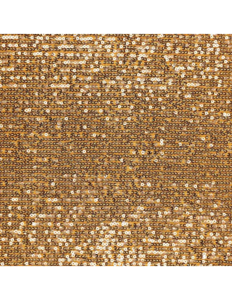 Stretch sequin fabric - Gold