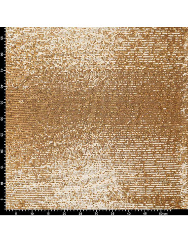 Stretch sequin fabric - Gold