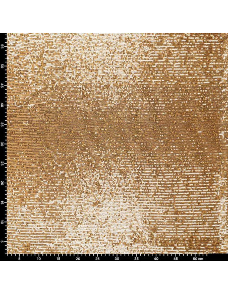 Stretch sequin fabric - Gold