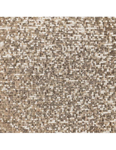 Stretch sequin fabric - Champagne