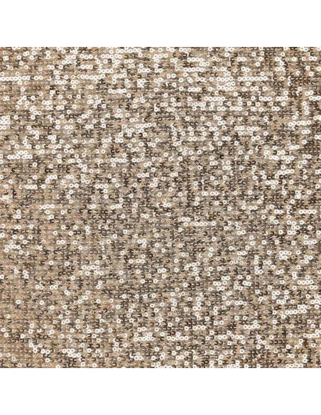 Stretch sequin fabric - Champagne