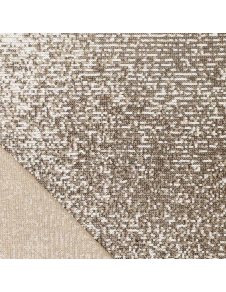 Stretch sequin fabric - Champagne