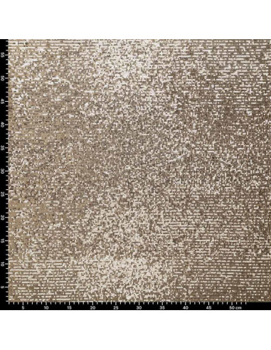 Stretch sequin fabric - Champagne