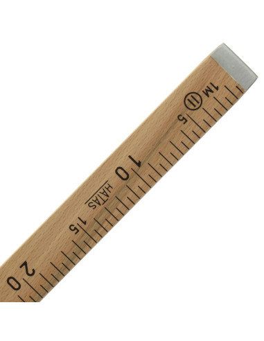Wooden tailor's meter rule