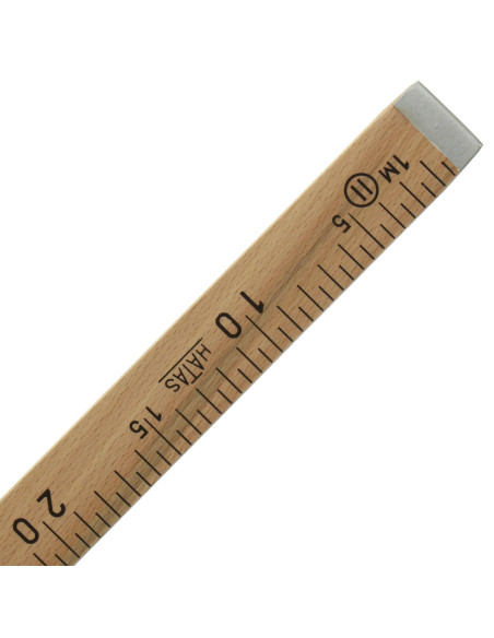 Wooden tailor's meter rule