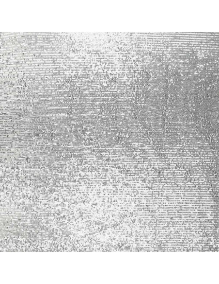 Stretch sequin fabric - Silver