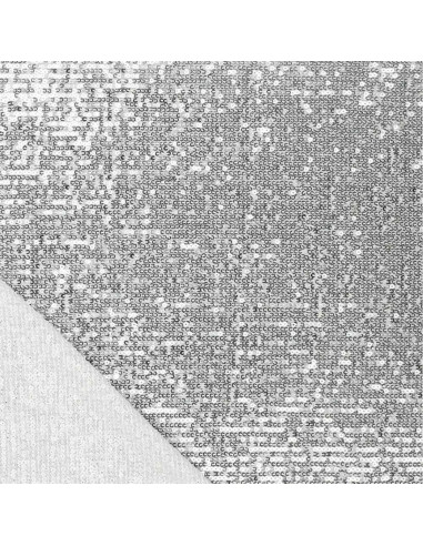 Stretch sequin fabric - Silver