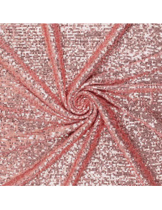 Stretch sequin fabric - Pink